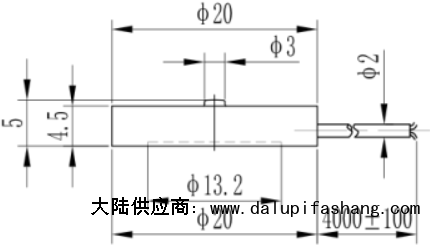 微型压力传感器CAZF-Y20A尺寸图