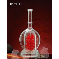 黑龙江工艺玻璃酒瓶制造公司~河间宏艺玻璃制品厂家供应酒瓶