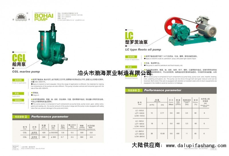 河北省沧州泊头市渤海油泵实体企业齿轮油泵上的零件图解物超所值的好产品-成都市