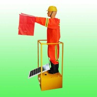 广元太阳能保通机器人 自动摇旗预警机假人 交通b2b网站设施厂家