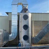 佛山废气喷淋塔设备 废气喷淋塔设备价格单